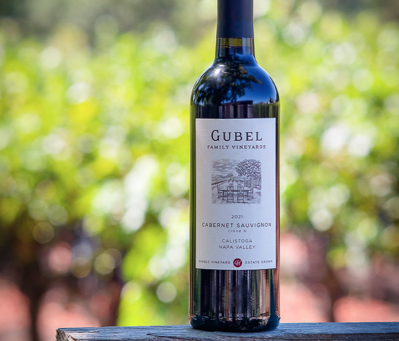 Gubel Family Vineyards wine bottle